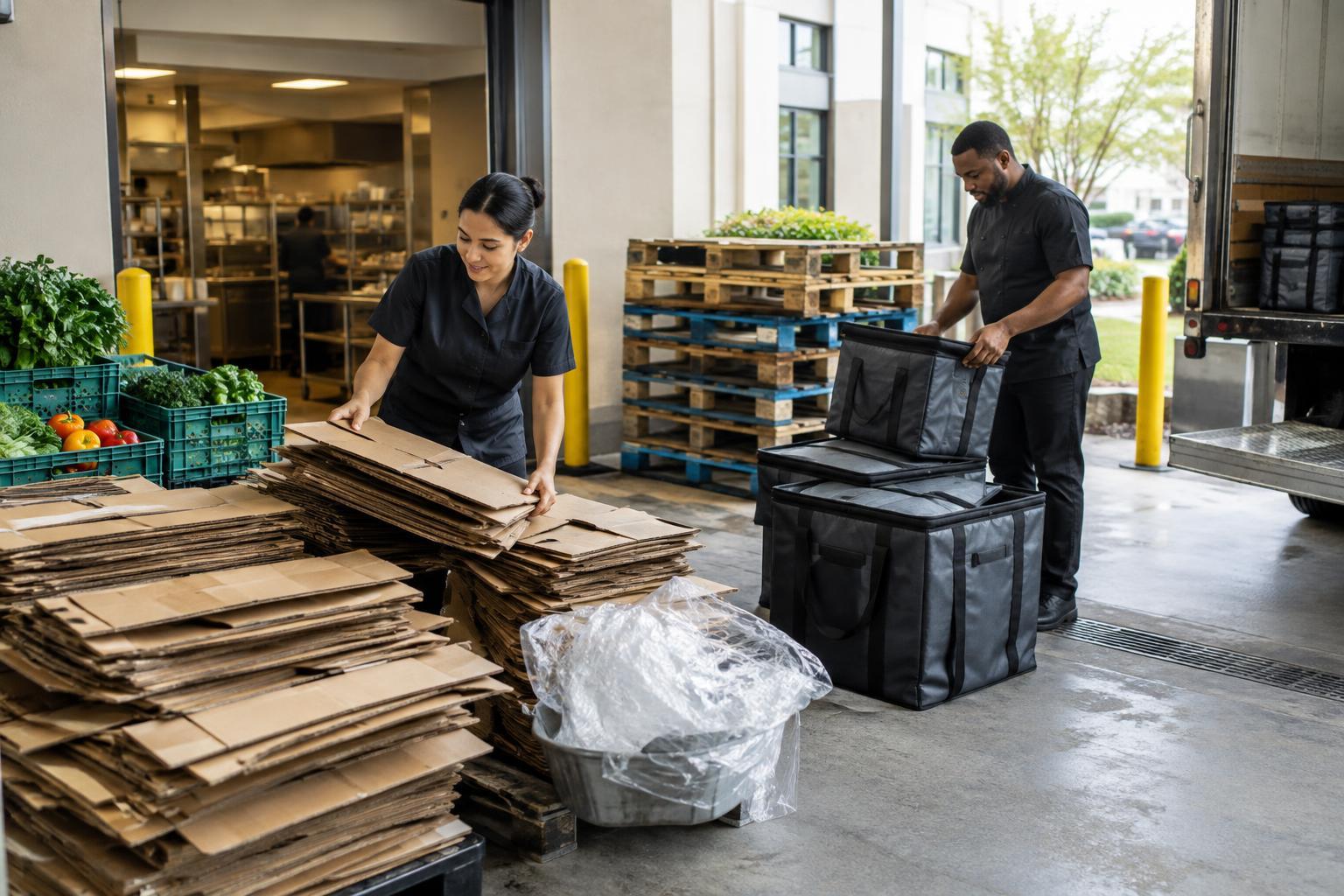 Reducing Packaging Waste From Hotel and Restaurant Deliveries